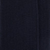 Chaussettes côtelées en laine Mérinos épaisse - Bleu foncé | Doré Doré