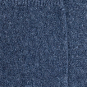 Chaussettes homme en laine et cachemire - Bleu jean | Doré Doré
