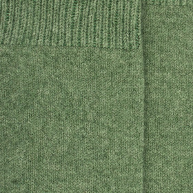 Chaussettes homme en laine et cachemire - Vert tremble | Doré Doré