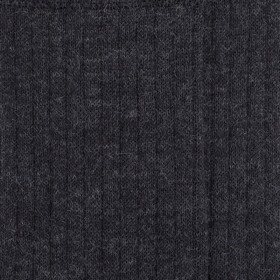 Chaussettes homme en laine mérinos côtelées - Gris foncé | Doré Doré