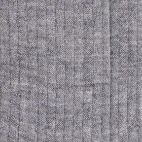 Chaussettes homme à côtes en laine - Gris oxford | Doré Doré