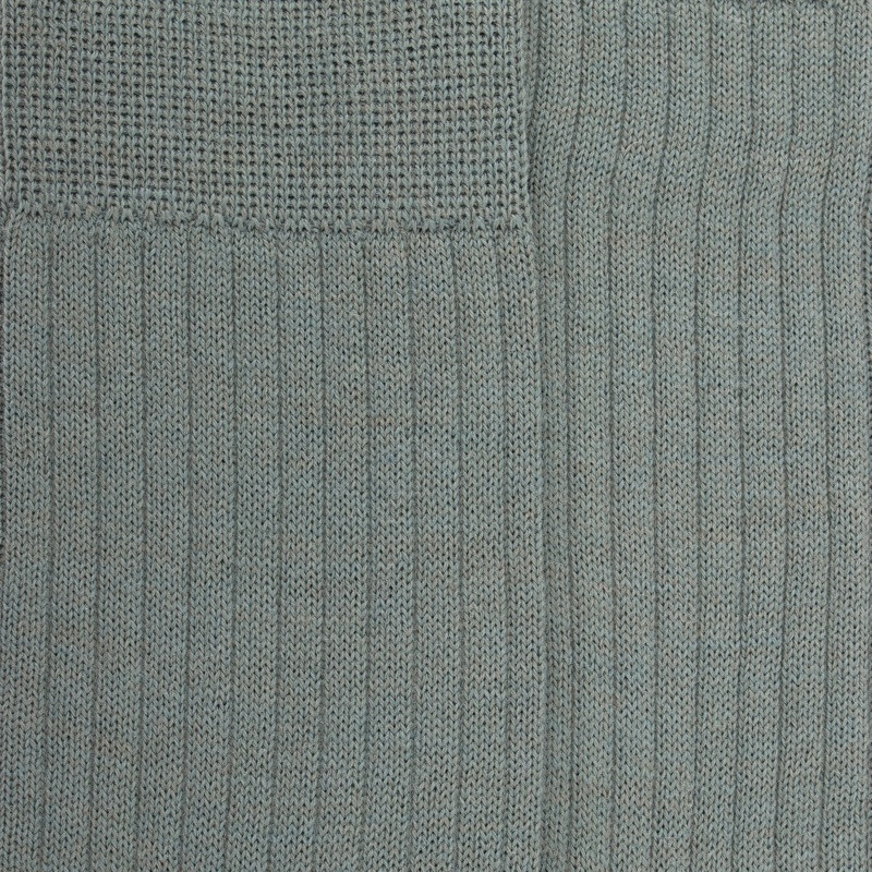 Chaussettes homme à côtes en laine - Cameleon | Doré Doré