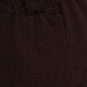 Chaussettes Homme pur fil d'écosse en maille jersey - Chocolat | Doré Doré