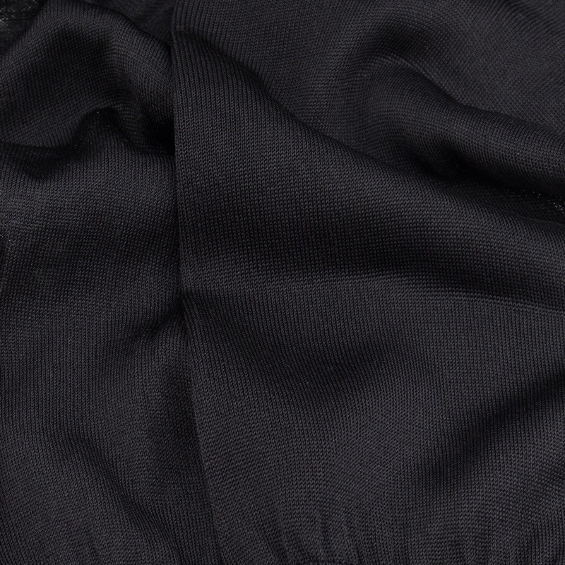 Chaussettes homme luxe en pure soie - Noir | Doré Doré