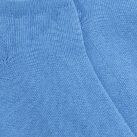 Socquettes sport homme en coton à bouclettes - Bleu azur | Doré Doré