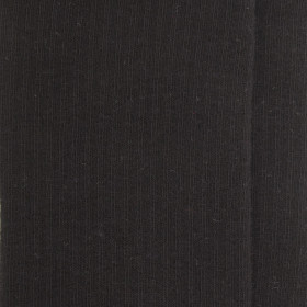 Chaussette à côtes en coton mélangé, semelle bouclette - Noir | Doré Doré