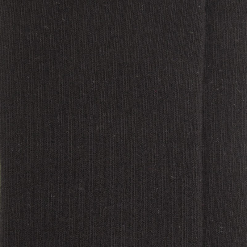 Chaussette à côtes en coton mélangé, semelle bouclette - Noir | Doré Doré