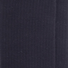 Chaussette à côtes en coton mélangé, semelle bouclette - Bleu | Doré Doré
