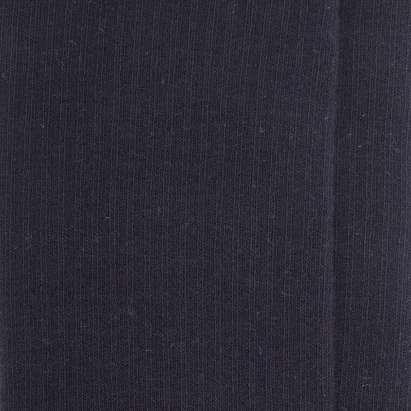 Chaussette à côtes en coton mélangé, semelle bouclette - Bleu | Doré Doré