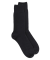 Lot de 7 paires de chaussettes pur fil d'écosse en maille jersey - Noir