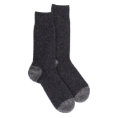 Chaussettes homme en laine polaire - Gris anthracite & Gris oxford | Doré Doré