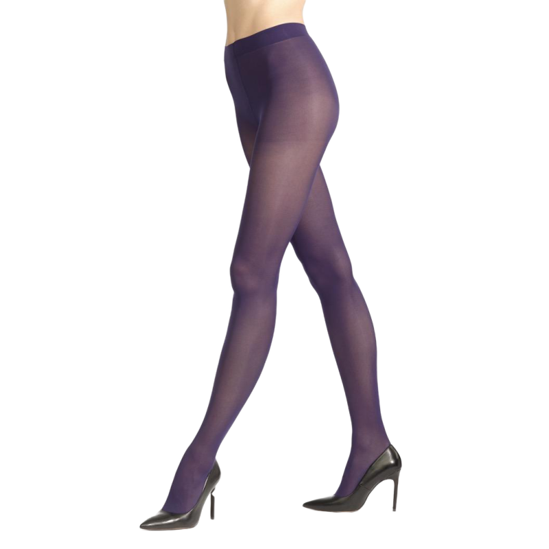 Collant fantaisie opaque Coloré 50 deniers - Violet Byzance | Doré Doré