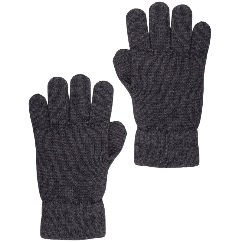 Gants unisexe en laine et cachemire - Gris anthracite | Doré Doré