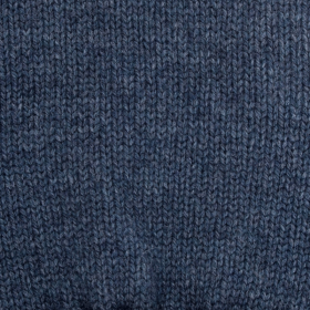 Gants sans doigt (mitaine) en laine et cachemire - Bleu corsaire | Doré Doré