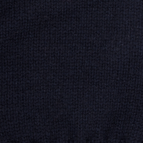 Gants sans doigt (mitaine) en laine et cachemire - Bleu marine | Doré Doré