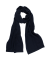 Écharpe unisexe en laine et cachemire - Bleu marine