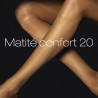 Collant DD Matité Confort 20 deniers - Noir | Doré Doré