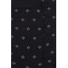 Chaussettes en coton motif cravate - Noir | Doré Doré