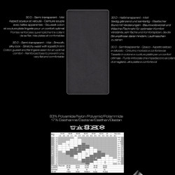 Collant microfibre Intensité 30 deniers semi opaque - Noir mat | Doré Doré