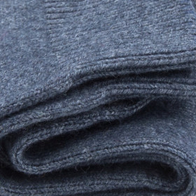 Chaussettes femme Douceur en laine mérinos et cachemire - Bleu jean | Doré Doré