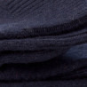 Chaussettes femme Douceur en laine mérinos et cachemire - Bleu marine foncé | Doré Doré