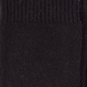 Chaussettes femme Douceur en laine mérinos et cachemire - Noir | Doré Doré