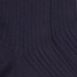 Chaussettes enfants en laine mérinos - Bleu marine | Doré Doré