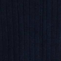 Chaussettes enfants côtelées en coton doux - Bleu foncé | Doré Doré