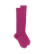 Chaussettes hautes côtelées en coton doux pour enfants - Rose flamboyant