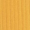 Chaussettes hautes côtelées en coton doux pour enfants - Jaune | Doré Doré