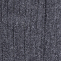 Chaussettes hautes côtelées gris oxford en coton doux pour enfants | Doré Doré