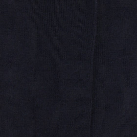 Chaussettes femme spéciales jambes sensibles sans bord élastique en laine - Bleu foncé | Doré Doré