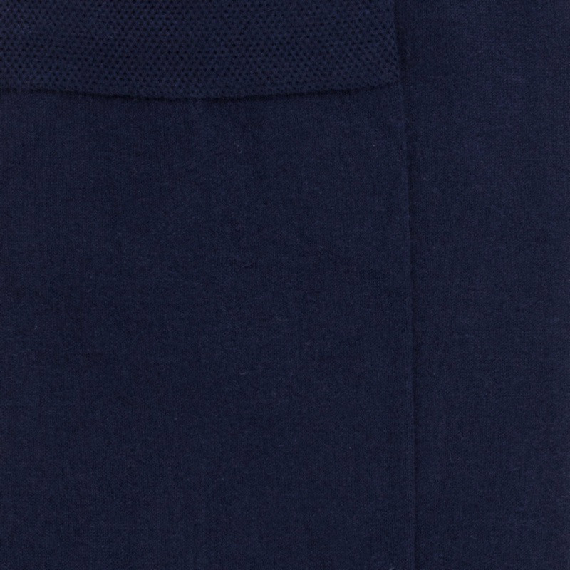 Chaussettes femme Soft Coton à bord souple - Bleu marine | Doré Doré