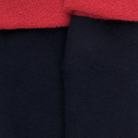 Chaussettes enfant anti dérapant - Bleu et rouge | Doré Doré