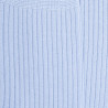 Chaussettes Homme côtelées en pur fil d'Ecosse - Bleu clair | Doré Doré