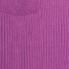 Chaussettes homme à côtes 100% fil d'Écosse - Violet Grappe | Doré Doré