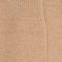 Chaussettes femme en laine et cachemire - Beige Désert | Doré Doré