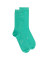 Chaussettes femme Soft Coton à bord souple - Vert