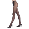 Collants femme mats 20 deniers avec motifs losanges - Noir | Doré Doré