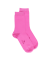 Chaussettes femme Soft Coton à bord souple - Rose