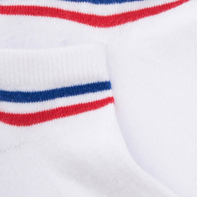 Socquettes sportifs en coton éponge pour hommes - Blanc | Doré Doré