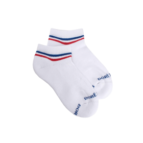 Socquettes sportifs en coton éponge pour enfants - Blanc | Doré Doré
