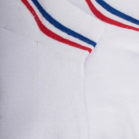 Socquettes sportifs en coton éponge pour enfants - Blanc | Doré Doré