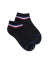 Socquettes sportifs en coton éponge pour enfants - Bleu marine foncé