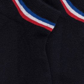 Socquettes sportifs en coton éponge pour enfants - Bleu marine foncé | Doré Doré