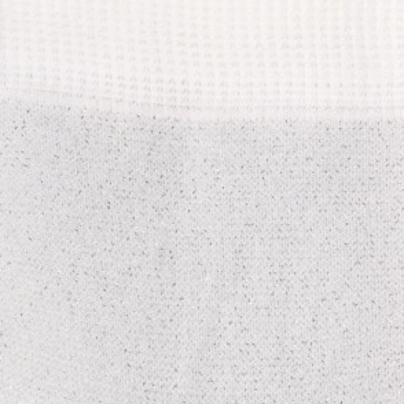 Socquettes fille avec effet brillant lurex - Blanc brillant | Doré Doré