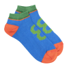 Socquettes enfant en coton - Bleu et vert