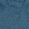 Socquettes femme en coton avec effet brillant - Bleu galaxie | Doré Doré