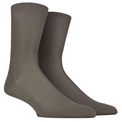 Chaussettes homme anti transpiration Tripoli - Brun terre | Doré Doré