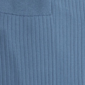 Chaussettes homme luxe en pur coton égyptien - Bleu | Doré Doré